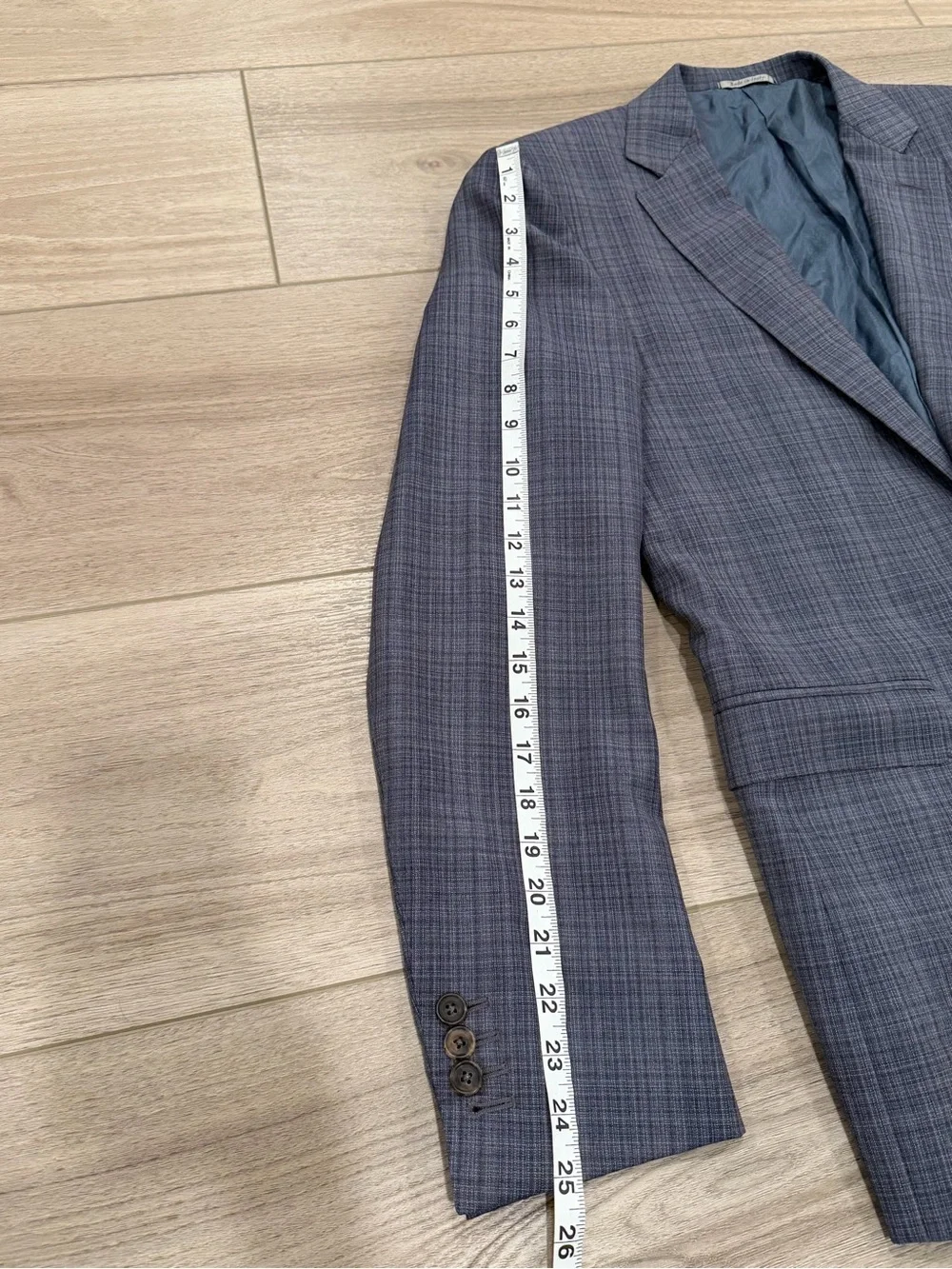 Canali 1934 Plaid Blazer Sport Coat Two Button Made in Italy Blue Size 40R 50 EU